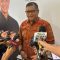 Sekjen PDI Perjuangan Hasto Kristiyanto saat memberikan keterangan di kawasan Menteng, Jakarta, Senin (1/4/2024). (ANTARA/Rio Feisal)