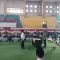 Ketua KPU Kabupaten Sukabumi Kasmin Belle saat melantik PPS se-Kabupaten Sukabumi di Gor Palabuhanratu