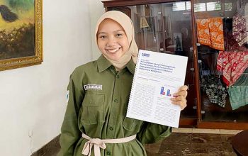 Auliya Ramadhani, siswi SMAN 1 Cibadak, Kabupaten Sukabumi