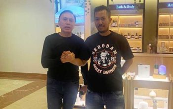 Iwan Bule bersama pengamat Politik Sukabumi Imran Firdaus