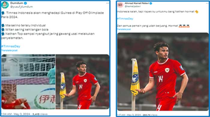 Nathan Tjoe-A-On Dipuji, Marselino Dikritik dan Dibela
