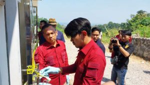Olah TKP Ulang Kasus Pembunuhan di Citepus Sukabumi