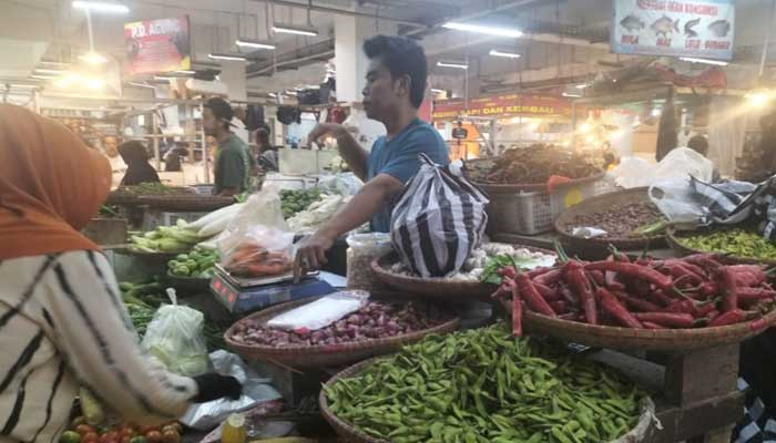 Pedagang pasar Kota Sukabumi