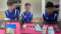 Satnarkoba Polres Sukabumi Kota Ciduk Tiga Pengedar Sabu