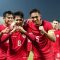 Witan Sulaeman saat membela timnas Indonesia U23 bersama Arhan dan Rizky Ridho