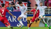 Pertandingan perebutan tempat ketiga Piala Asia U23 2024 antara Irak vs Indonesia di Stadion Abdullah bin Khalifa, Doha, Qatar, Kamis (2/5) malam WIB. (X @afcasiancup)