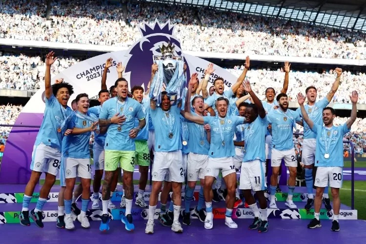 Manchester City resmi menjadi juara Premier League musim 2023/2024. (Google)