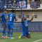 SELEBRASI : Penyerang Persib Bandung David Da Silva dan Ciro Alves saat melakukan selebrasi usai mencetak gol ke gawang Madura United di Laga Final Pertama di Stadion Si Jalak Harupat, Kecamatan Kutawaringin, Kabupaten Bandung, Minggu (26/5).(TAOFIK ACHMAD HIDAYAT/RADAR BANDUNG )