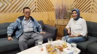 MESRA : Pertemuan Ketua DPC PPP dan Ketua Partai Demokrat Kota Sukabumi belum lama ini.