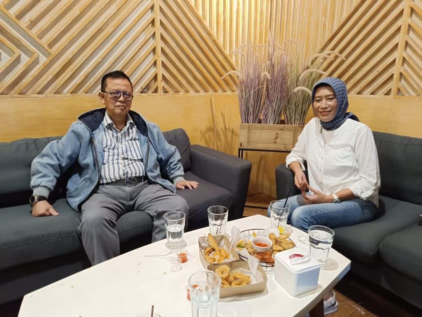 MESRA : Pertemuan Ketua DPC PPP dan Ketua Partai Demokrat Kota Sukabumi belum lama ini.
