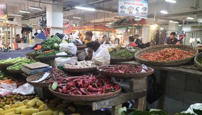 pedagang pasar Kota Sukabumi