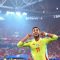 Selebrasi Ferran Torres setelah mencetak gol untuk Timnas Spanyol dalam pertandingan ke-3 Grup B Piala Eropa 2024 lawan Albania di Dusseldorf, Selasa (25/6/2024). (UEFA)