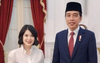 Wakil Ketua Dewan Pembina PSI, Grace Natalie saat diangkat menjadi staf khusus Presiden Joko Widodo