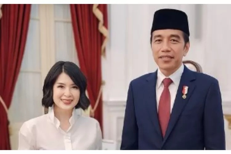Wakil Ketua Dewan Pembina PSI, Grace Natalie saat diangkat menjadi staf khusus Presiden Joko Widodo