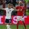 Laga Inggris vs Denmark berakhir dengan skor imbang 2-2 dalam lanjutan matchday ke-2 Grup C Piala Eropa 2024 di Deutsche Bank Park, Frankfurt, Jumat (21/6/2024). (UEFA)