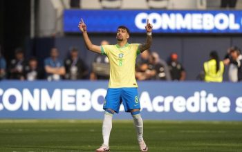 Pemain Brasil, Lucas Paqueta (c) AP Photo/Mark J. Terrill