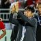 Pelatih Indonesia U23 Shin Tae-yong menyampaikan salut kepada penonton usai pertandingan perebutan tempat ketiga Piala Asia U23 antara Irak dan Indonesia di Stadion Abdullah Bin Khalifa di Doha, Kamis (2/5/2024). (AFP/Karim Jaafar)