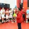Ketua Umum PSSI, Erick Thohir memberikan ucapan selamat kepada skuad timnas Indonesia usai melaju ke babak ketiga Kualifikasi Piala Dunia 2026 zona Asia di Stadion Gelora Bung Karno, Jakarta, Selasa (11/06/2024). (HO-PSSI)
