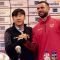 Jordi Amat dan Shin Tae Yong saat konferensi pers jelang pertandingan melawan Irak