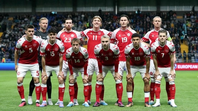 Denmark akan menghadapi Slovenia di laga perdana. (REUTERS/Pavel Mikheyev)