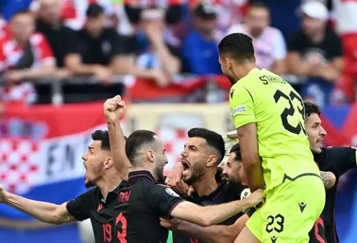 Kroasia hanya mampu menahan imbang Albania di pertandingan fase grup Euro 2024