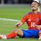 Pemain Chile, Alexis Sanchez (c) AP Photo/Julio Cortez