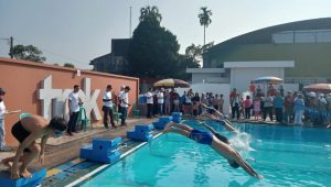 57 Siswa Kota Sukabumi Bersaing di Lomba Cabor Renang O2SN