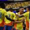 Kolombia menang 2-1 melawan Paraguay dalam pertandingan pertama Grup D Copa America di NRG Stadium Houston, Texas. (AFP/Logan Riely)