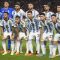 Para pemain Timnas Argentina di Stadion Utama Gelora Bung Karno, Jakarta, Senin (19/6/2023). 