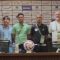 Shin Tae Yong dan Ragnar Oratmangoen jelang pertandingan Indonesia vs Filipina