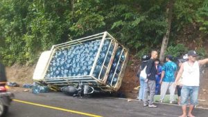 Biker Jampangkulon Sukabumi Tewas di Simpenan, Tertabrak Colt Diesel Dari Belakang