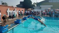 57 Siswa Kota Sukabumi Saling Bersaing Lomba Cabor Renang  O2SN