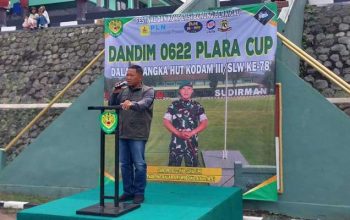 Dandim 0622 Kaupaten Sukabumi Cup
