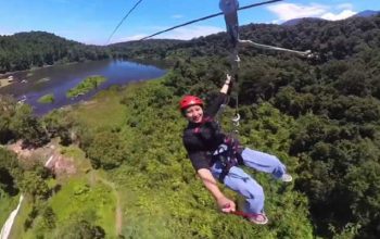 Flying Fox Situ Gunung Sukabumi