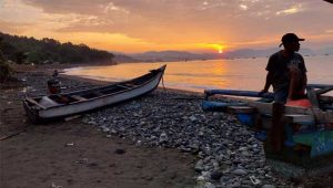 Pantai Cikembang Sukabumi Mempesona, Perpaduan Keindahan Alam Laut Lepas, Gunung dan Pesawahan