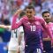 Germany's midfielder Jamal Musiala (C) celebrates after scoring the opening goal during the UEFA Euro 2024 Group A football match between Germany and Hungary at the Stuttgart Arena in Stuttgart on June 19, 2024. (Photo by DAMIEN MEYER / AFP) 