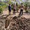 sebuah makam di Dusun Krajan, Desa Plampangrejo, Kecamatan Cluring, Banyuwangi dibongkar orang misterius dan diambil tali pocongnya/Ist