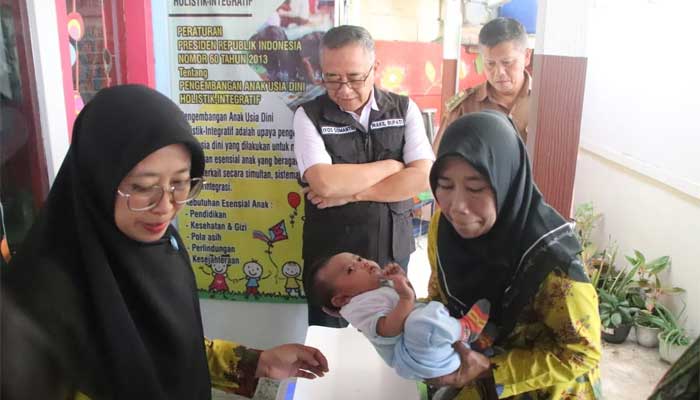 Wakil Bupati Sukabumi Monitoring Stunting di Gunungguruh
