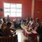 SILATURAHMI : Parade Nusantara saat bersama Kadis DPMD Kabupaten Sukabumi, tengah membahas percepatan pengukuhan penambahan masa jabatan kades di aula Desa Padaasih, Kecamatan Cisaat, Kabupaten Sukabumi pada Senin (03/06).(FOTO : DENDI/RADAR SUKABUMI)