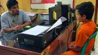 Pemuda Cianjur Nekad Preteli dan Curi Baut Rel Kereta Api di Kebonpedes Sukabumi