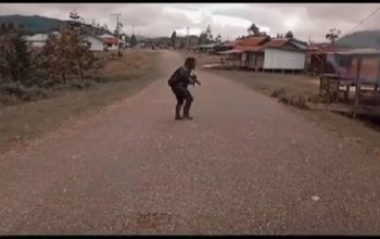 Satgas Operasi Damai Cartenz-2024, berhasil menangkap satu anggota Kelompok Kriminal Bersenjata (KKB) pimpinan Undius Kogoya bernama Basoka Lawiya.-tangkapan layar facebook@papuachannel-