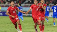 Selebrasi gol pemain Timnas Indonesia U-16 di Piala AFF U-16 2024 