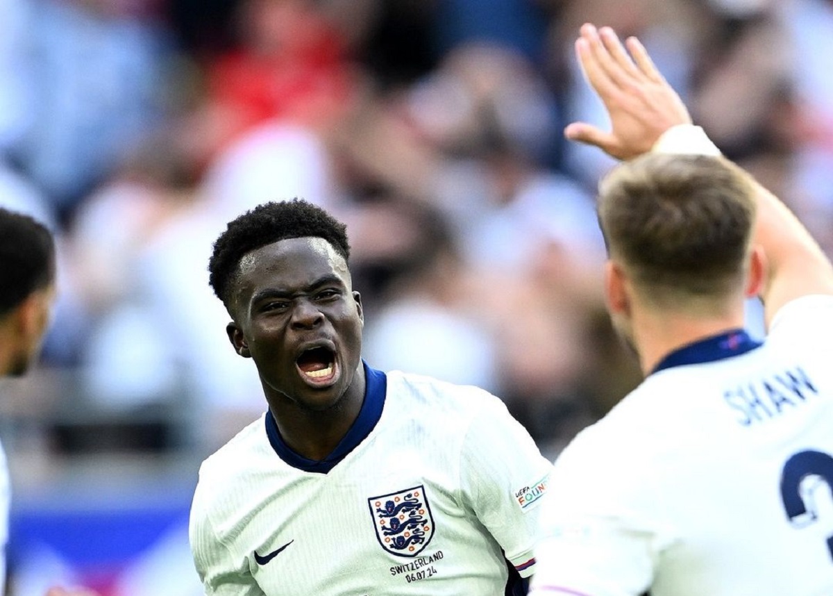Bukayo Saka Man Of The Match, Inggris Taklukan Swiss Lewat Drama Adu Penalti-@england-Instagram