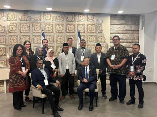 Tokoh NU dan Pendeta Yahudi bertemu dengan Presiden Israel-NU Online-