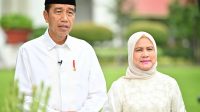 Presiden Joko Widodo didampingi Ibu Negara Iriana Joko Widodo bakal nyoblos di TPS Gambir saat Pilkada 2024-setneg-