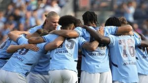 Pertandingan Barcelona vs Manchester City Sedang Berlangsung Pagi Ini