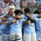 Para pemain Manchester City jelang kick-off melawan AC Milan di pramusim 2024/2025 (c) AP Photo/Pamela Smith