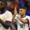 Ekspresi pesepak bola Prancis Kylian Mbappe usai laga semi final Euro 2024 melawan Spanyol di Munich Football Arena, Jerman (9/7/2024). Spanyol berhasil melaju ke babak final setelah mengkandaskan Prancis dengan skor 2-1. (REUTERS/Lisi Niesner)
