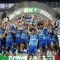 Pemain Como 1907 merayakan promosi ke Serie A. (comofootball.com/pri)