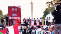 Potret Umat Islam Demo Tolak Keikutsertaan Israel di Olimpiade Paris